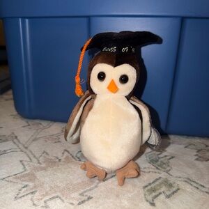 Nwt Ty beanie babies wise owl  Plush Toy